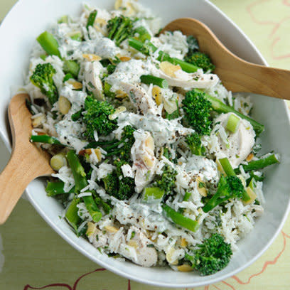 Lime and Coriander Chicken and Tenderstem Rice Salad: Recipes