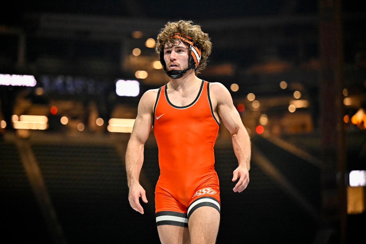 NCAA wrestling championships Oklahoma State's Daton Fix opens with