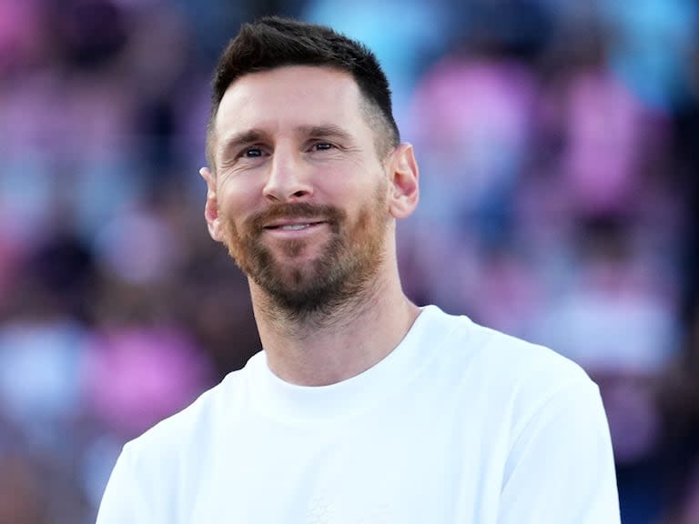 El capitán de la selección argentina y delantero del Inter Miami, Lionel Messi