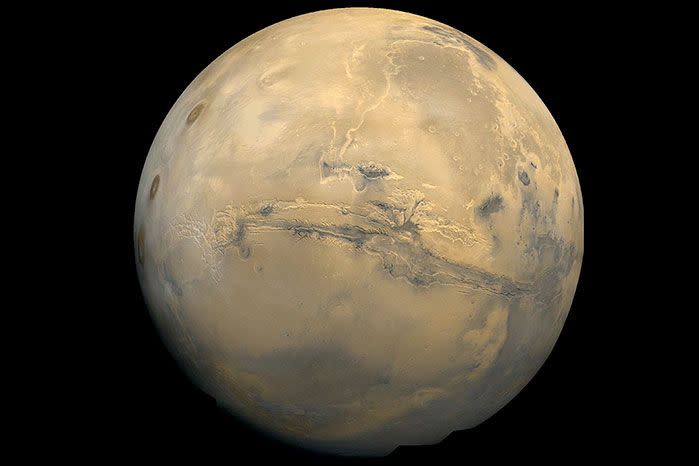 Gigantic underground ice lake discovered on Mars. Image: Getty File