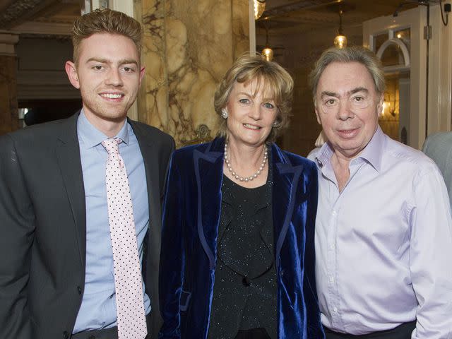 <p>Dan Wooller/Shutterstock</p> Alastair Lloyd Webber, Madeleine Gurdon, and Sir Andrew Lloyd Webber at the 'Cats' musical press night on December 11, 2014.