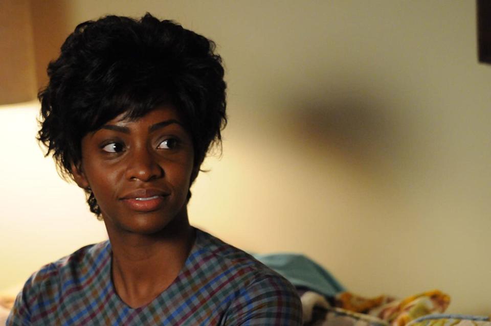 <p>Parris had a recurring role on Mad Men as Don Draper's secretary Dawn Chambers. She was the first black secretary hired by the fictional Sterling Cooper Draper Price firm. </p>