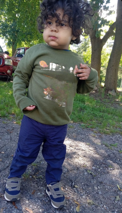 A photo shared by the Clinton County Sheriff Department of 2-year-old Jermaine Jones, who went missing on Oct. 9.