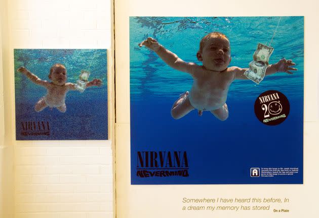 Nirvana artifacts at a gallery exhibition on Sept. 13, 2011, in London. (Photo: Samir Hussein via Getty Images)