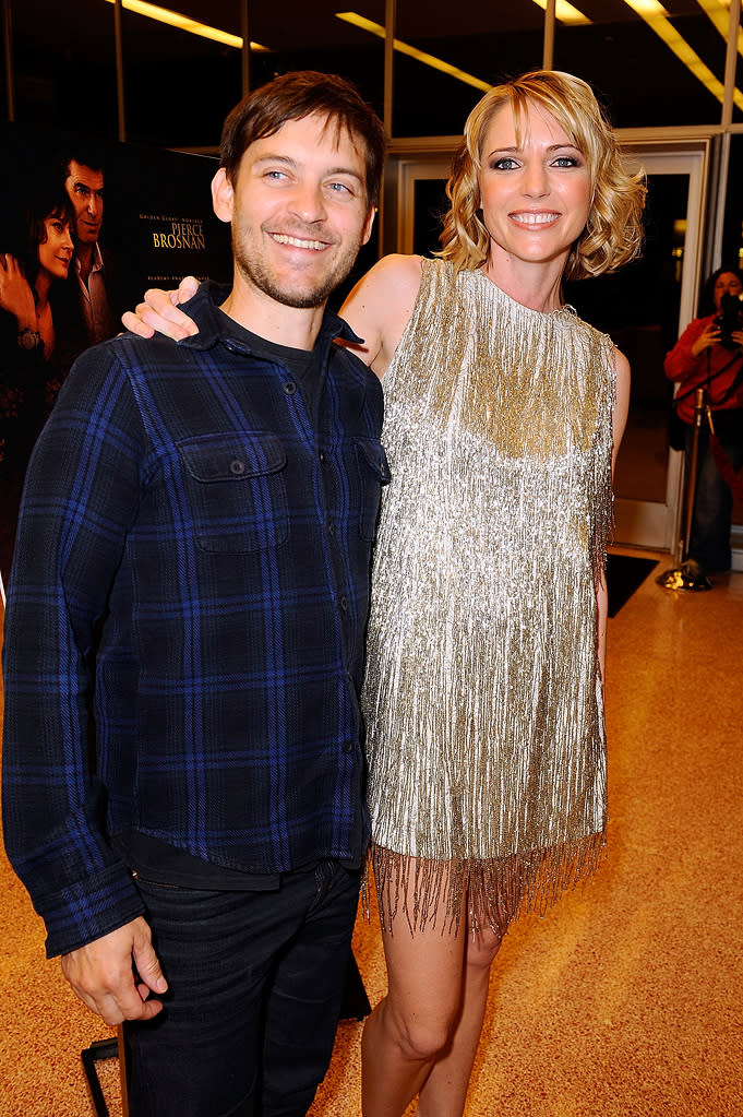 The Greatest LA premiere 2010 Tobey Maguire Shana Feste