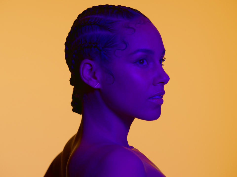 Keys says, “I might be really comfortable in one part of my skin, but then these other parts, actually the vulnerable part, that's a very new sensation for me." (Photo: Courtesy Milan Zirnic, RCA Records)