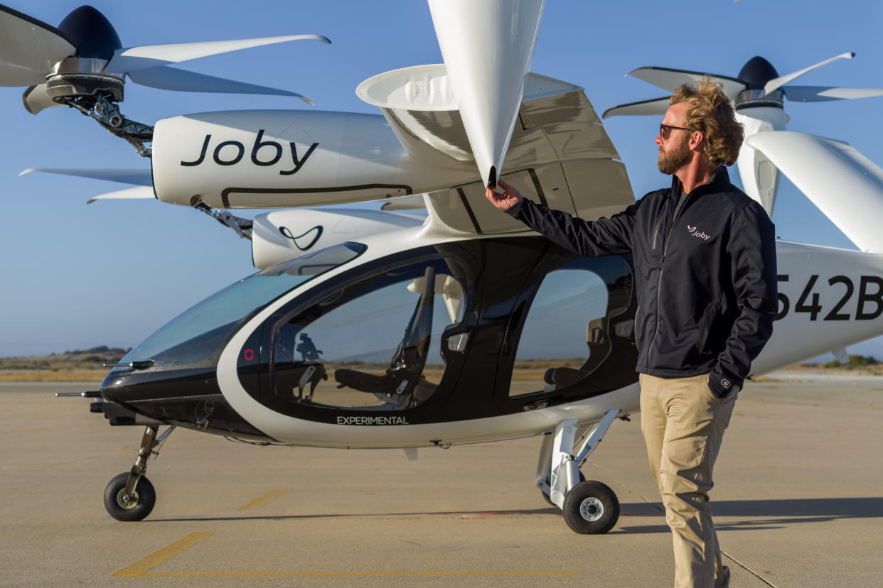 Joby Aviation aims to provide air taxi service as early as 2025.