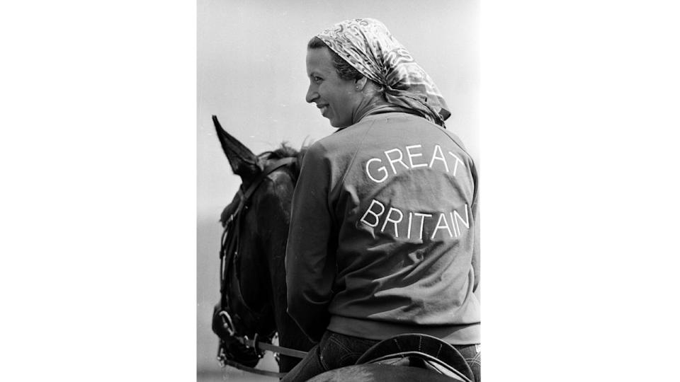 Princess Anne competes as part of the British equestrian team in the Montreal Olympic Games on July 19, 1976 