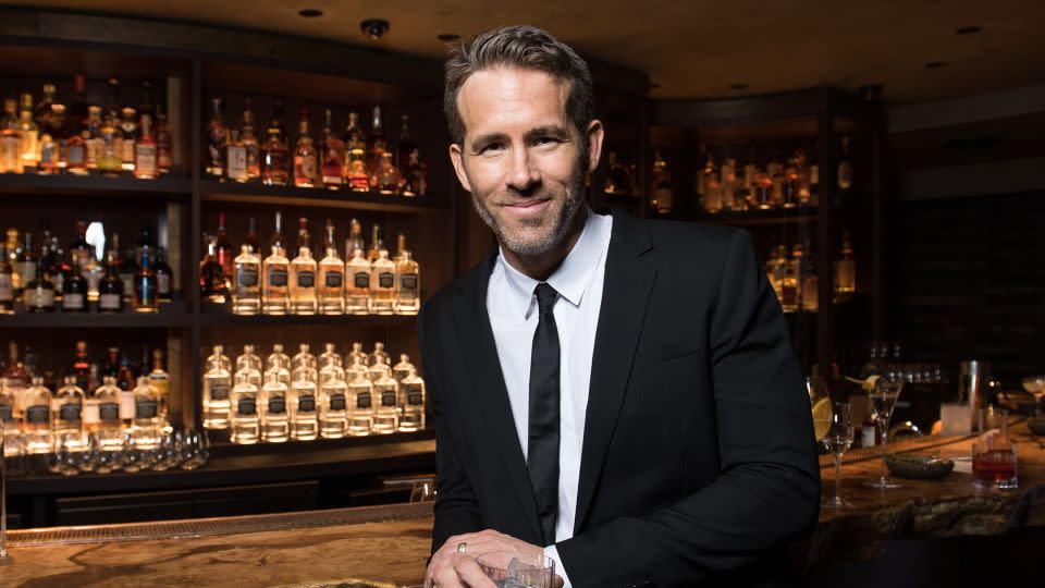 Ryan Reynolds in a 2018 photo promoting his Aviation American Gin. - Jeff Spicer/PA Wire/AP