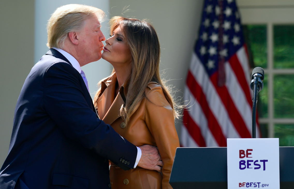 Donald and Melania Trump lead very different lives, says a report (Picture: Getty)