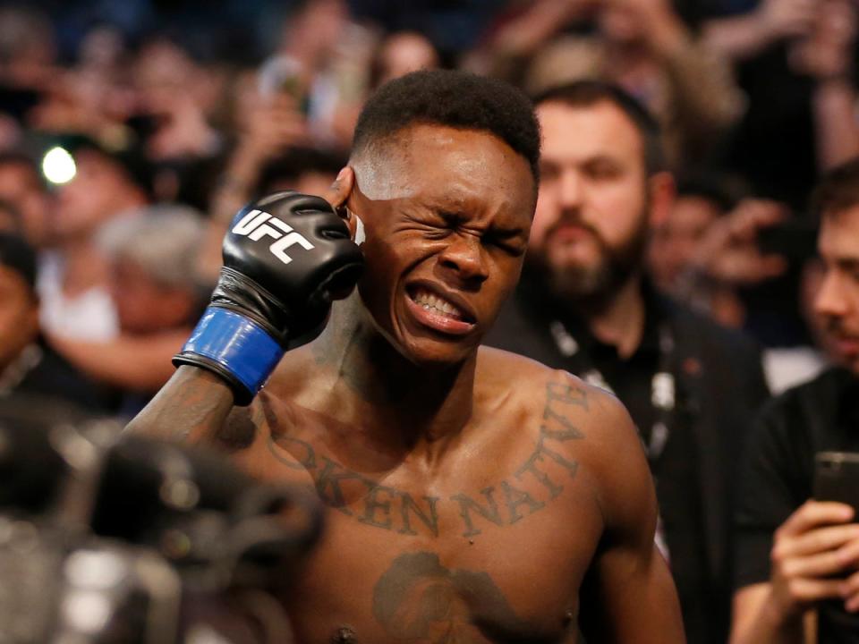 UFC middleweight champion Israel Adesanya is unbeaten in the division (Getty Images)