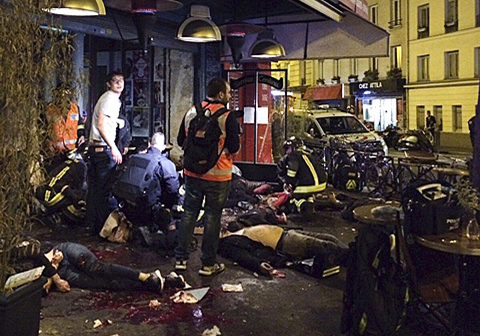 paris shooting BLOOD victim