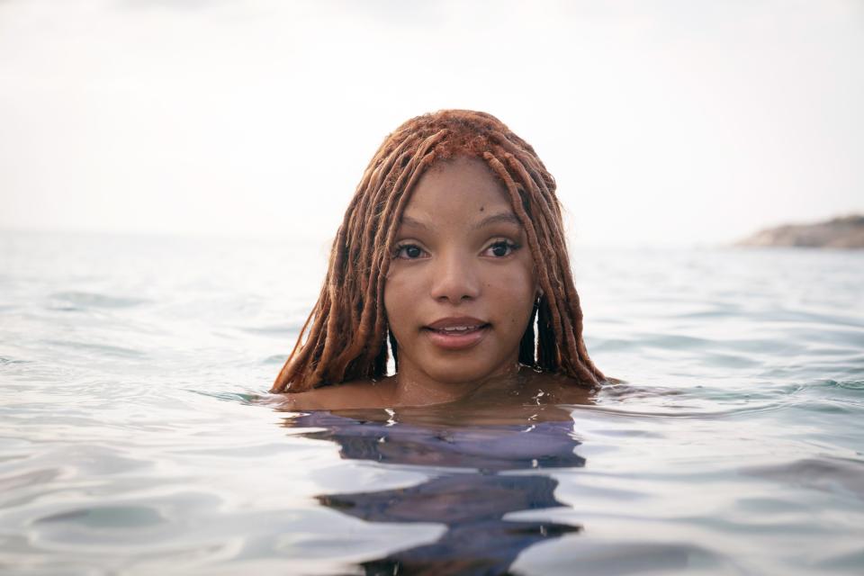 Halle Bailey as Ariel in the live action remake of The Little Mermaid. (Giles Keyte / © Walt Disney Studios Motion Pictures / Courtesy Everett Collection)