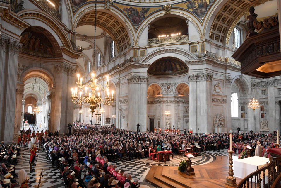 Die St.-Pauls-Kathedrale in London – es wäre denkbar, dass Meghan und Harry sich hier das Ja-Wort geben. (Bild: AP Photo)