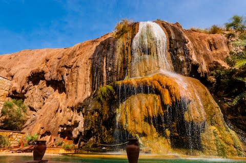 The Cascade Spa at the Evason Ma'in Hot Springs Resort - Credit: Getty