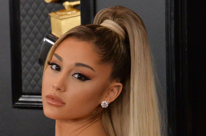Ariana Grande released a new version of "Yours Truly" in honor of the album's 10th anniversary and live videos for "Honeymoon Ave" and "Daydreamin'." File Photo by Jim Ruymen/UPI
