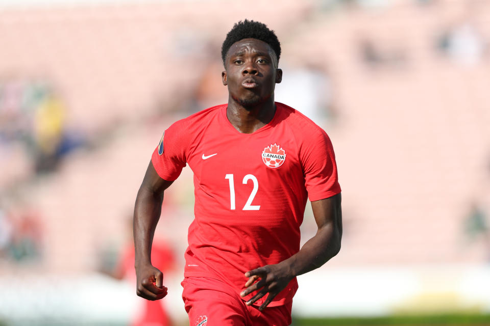 Canada's young squad is led by 18-year-old Bayern Munich attacker Alphonso Davies. (Omar Vega/Getty)
