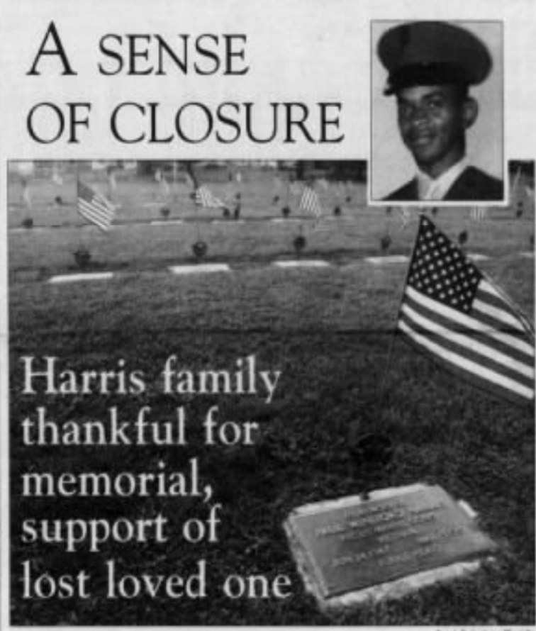 Story about Paul Harris over 15 years ago about his memorial.
