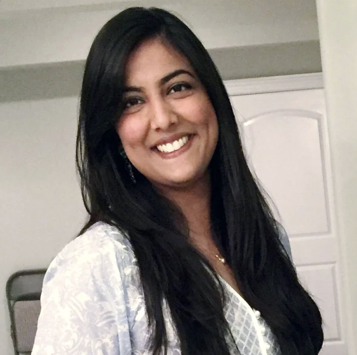 Farah Naz Khan, 34.