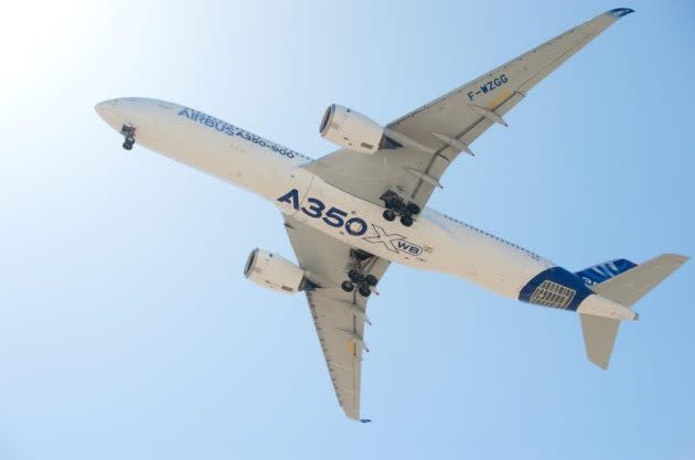 Airbus A350 XWB jet