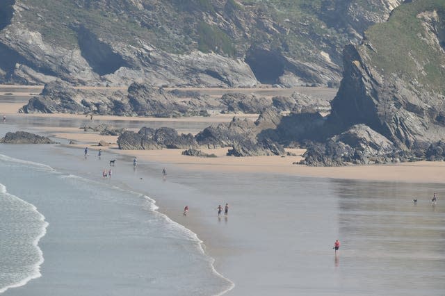 Newquay beach