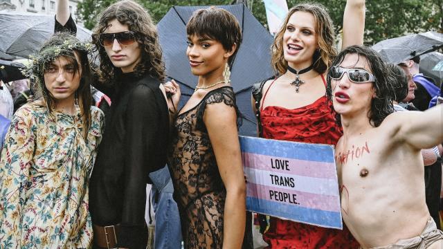 London Trans+ Pride 2023: 'Today is about love and rage' - BBC News