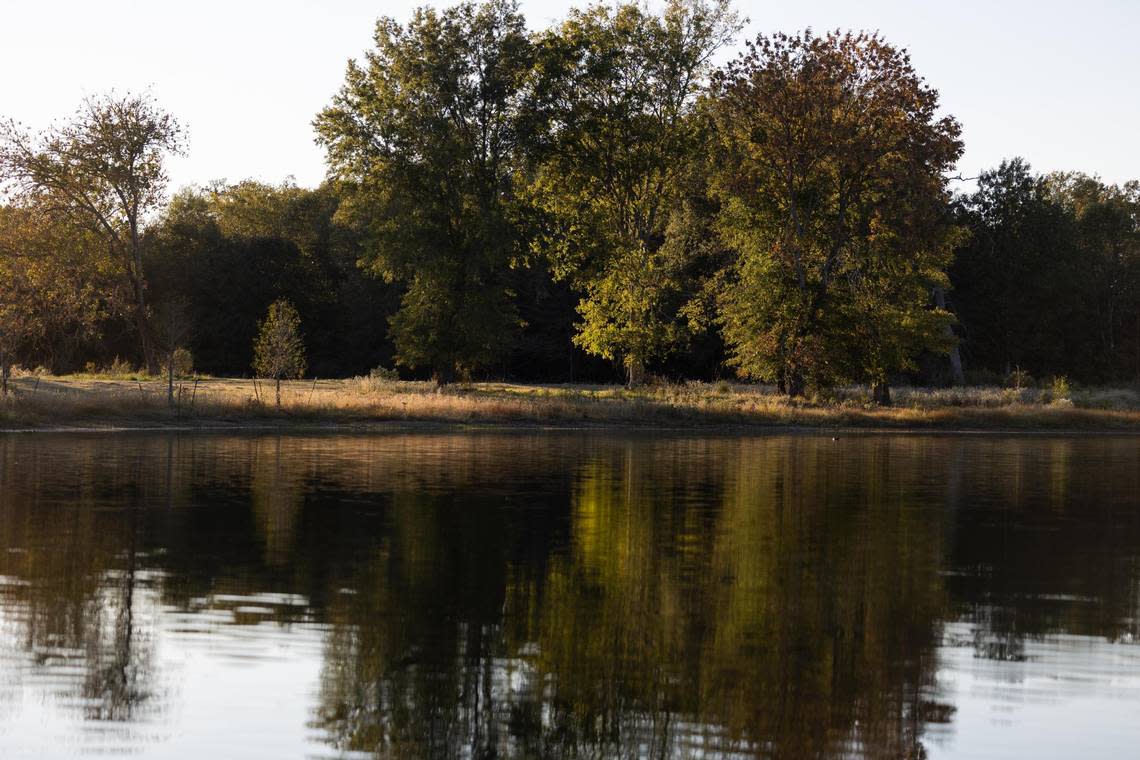 Jim Marshall’s property on the Sulphur River in northeast Texas would be flooded if the Marvin Nichols Reservoir project is approved.