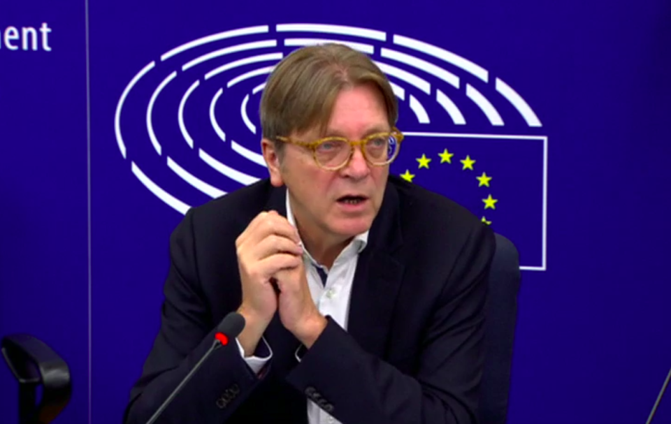 Guy Verhofstadt hit out at the comments