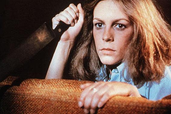 Laurie (Jamie Lee-Curtis) in Halloween (Miramax)