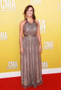 <p class="MsoNormal">Female Vocalist of the Year nominee Martina McBride was a golden girl in a Grecian-style gown featuring leather straps and a belt, which set off her red locks. “I just wanna say I am so grateful and happy,” she tweeted on her way to awards show. “Happy to be a part of 2nite and grateful 2 all my fans and friends.” (11/1/2012)</p>