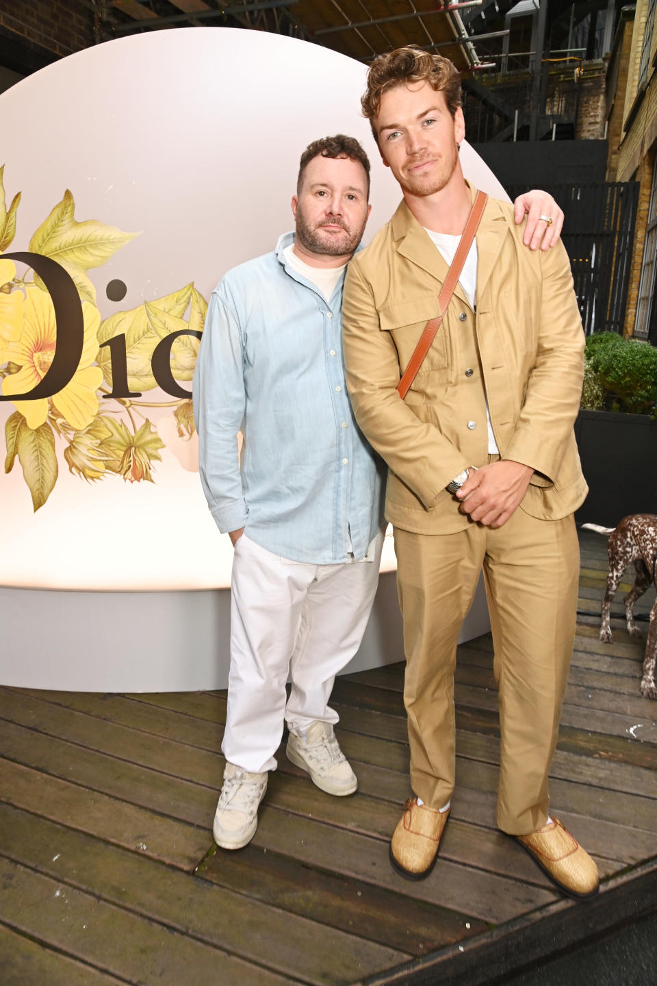 LONDON, ENGLAND - JULY 08: Kim Jones and Will Poulter attend the Dior Tears pop-up launch party on July 8, 2023 in London, England. 

Pic Credit: Dave Benett