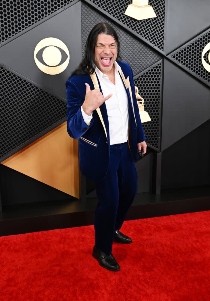<p>Robert Trujillo at the 66th Annual GRAMMY Awards held at Crypto.com Arena on February 4, 2024 in Los Angeles, California.</p>