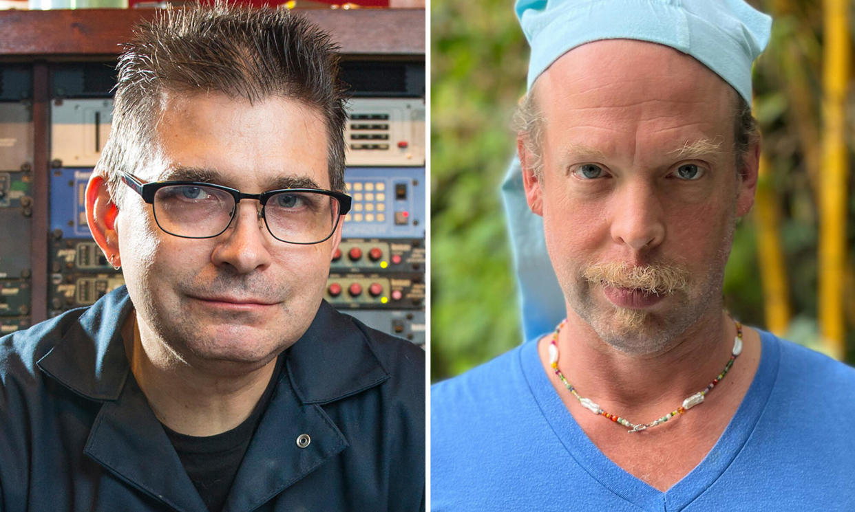 <span>‘I always had something to learn from what came out of his mouth’ … Steve Albini and Will Oldham (AKA Bonnie ‘Prince’ Billy).</span><span>Composite: Tribune News Service/Getty Images, Elsa Hansen Oldham</span>