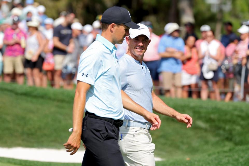 Rory McIlroy and Jordan Spieth have disagreed over ongoing negotiations with the PIF (Getty Images)
