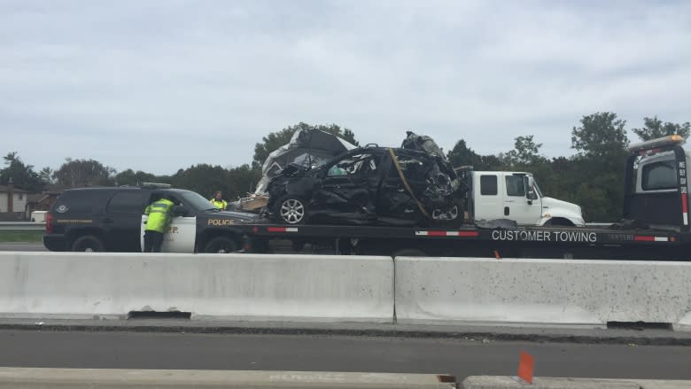 Highway 401 multi-vehicle crash kills boy, 2 others east of Toronto