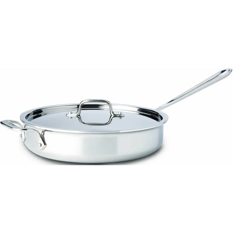 All-Clad 3-Qt. D3 Stainless-Steel Sauté Pan with Lid (Second Quality)