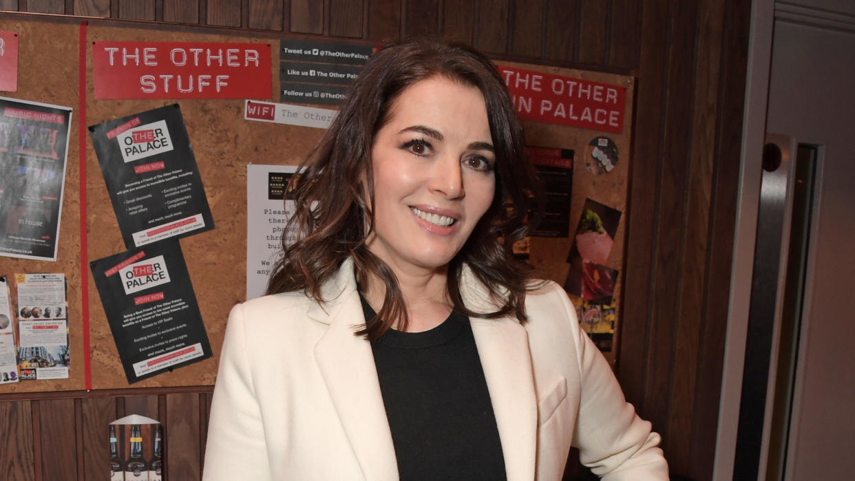 Nigella Lawson says she tried a vegan diet, but couldn't stick to it. (David M. Benett/Getty Images)
