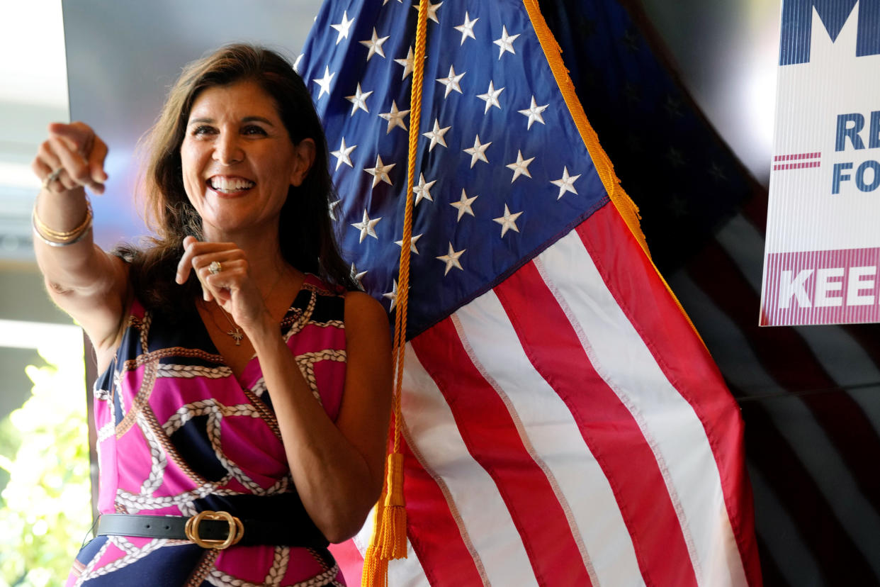 Nikki Haley pressed the Faith and Freedom Coalition’s 