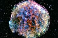 <p>La Supernova de Tycho immortalisée par l'observatoire Chandra X-ray de la Nasa.</p>