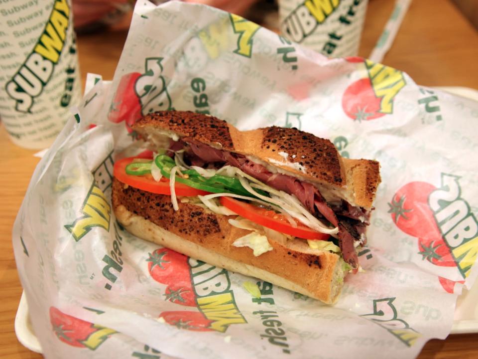 Subway sandwich