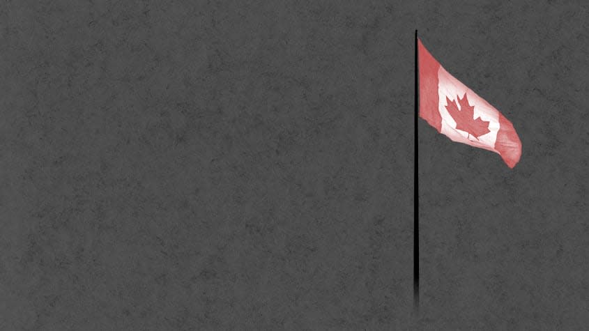 A Canadian flag.