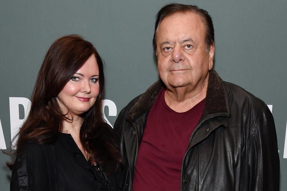 Actor Paul Sorvino (R) and Dee Dee Sorvino pose for a photo together at a signing for their new book "Pinot, Pasta, And Parties" at Barnes & Noble Tribeca on April 20, 2017 in New York City.