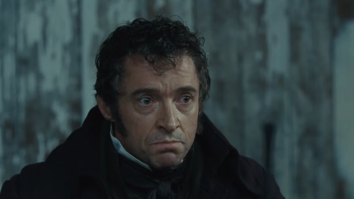  Hugh Jackman in Les Miserables. 