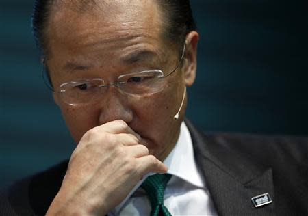 World Bank President Jim Yong Kim attends the opening ceremony of the headquarters of the Green Climate Fund in Incheon, west of Seoul December 4, 2013. REUTERS/Kim Hong-Ji