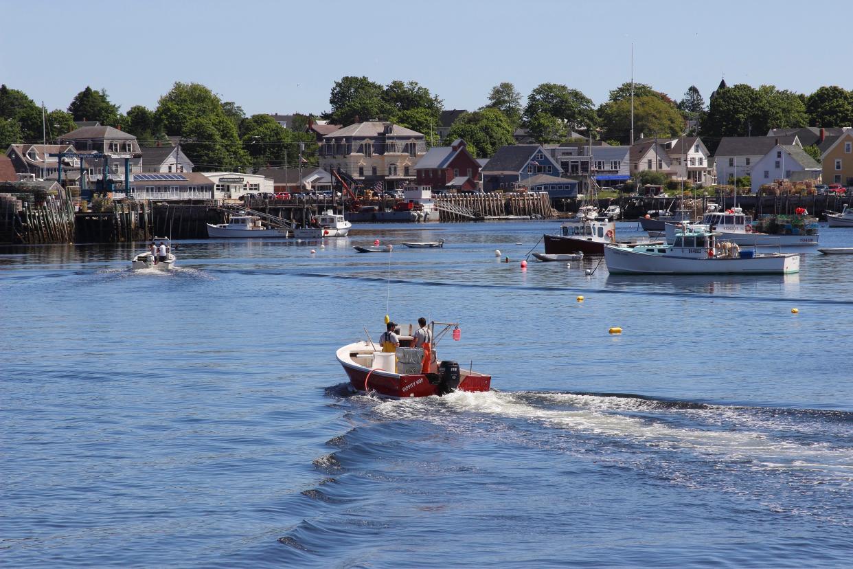 Vinalhaven Maine Lobster Boat