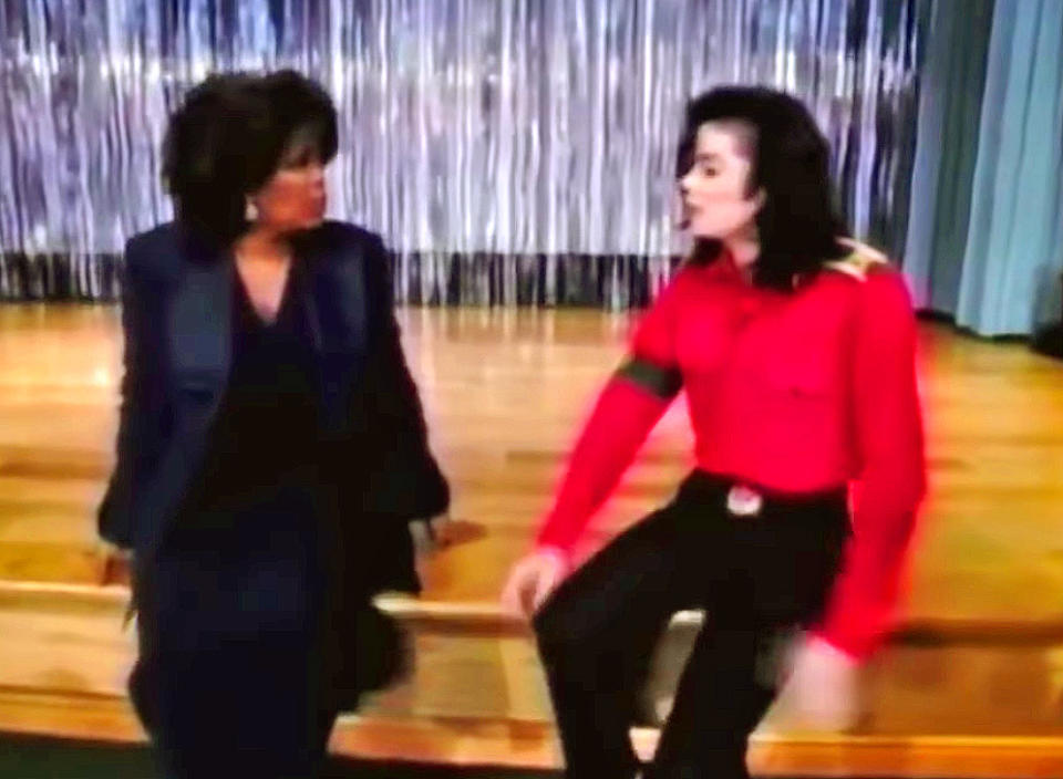 Oprah Winfrey and Michael Jackson