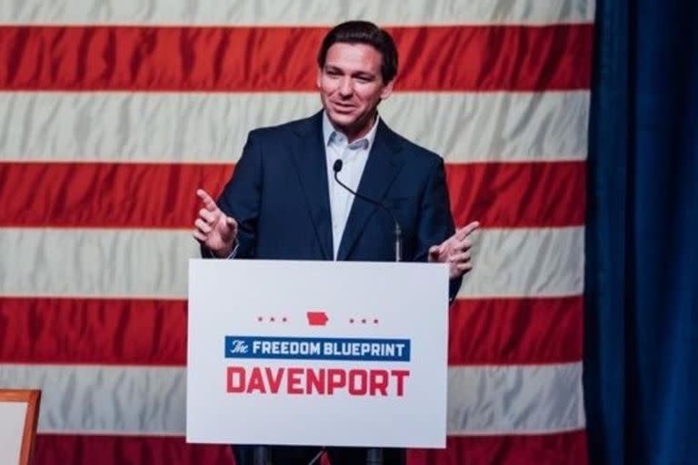 El gobernador de Florida, Ron DeSantis