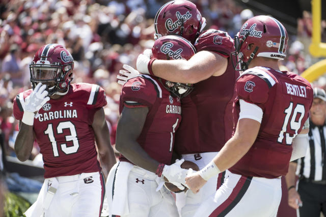 South Carolina Gamecocks wide receiver Shi Smith (13) during the