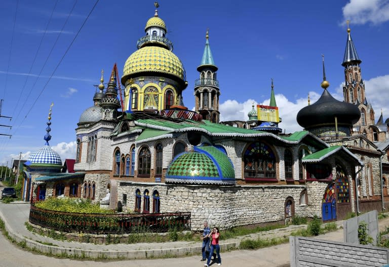 Late Russian artist Ildar Khanov was behind the "Universal Temple" in Kazan as he dreamt of uniting all of the world's major faiths in his childhood home town