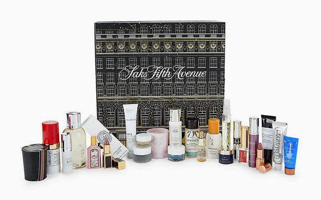 saks holiday advent calendar 2022 see what is inside photo